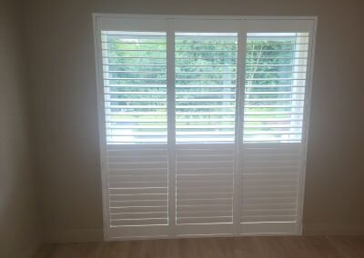 Shutters Half Open Bedroom
