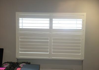 Half Open Shutters Soft White