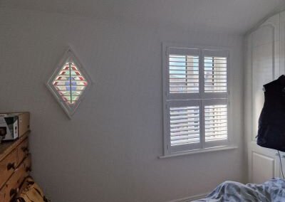 Diamond Shutter in Bedroom