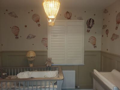 A Dublin Nursery Dream: Pearl Shutters for Peaceful Sleep