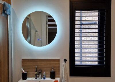 Bathroom Open Shutters