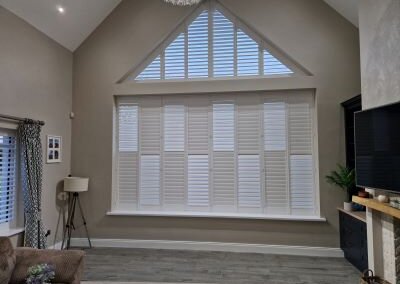Closed Shutters Living Room
