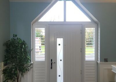 Half Open Half Closed Door Shutters