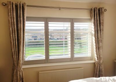 Open Shutters in Bedroom