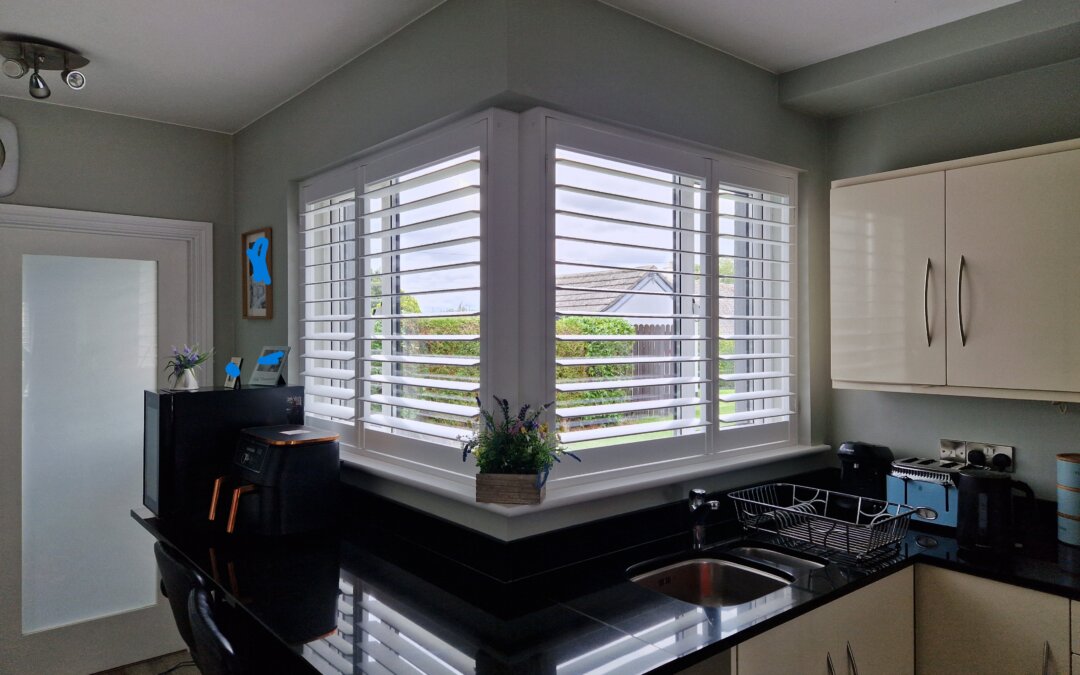 Angled Window Shutters in Louth