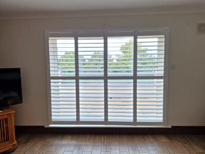 Pure White Solid Shutter in Clondalkin